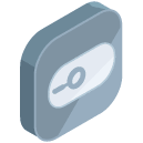 enter search Isometric Icon