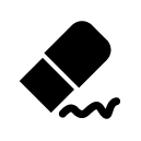 eraser glyph Icon