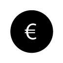 euro glyph Icon