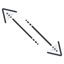 exchange corners Filled Outline Icon