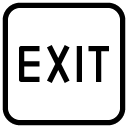 exit line Icon