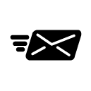 express mail glyph Icon