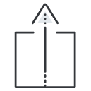 extract up Filled Outline Icon