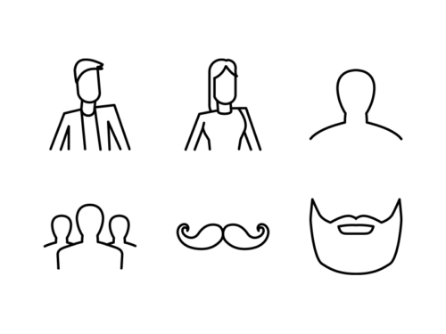 faces-and-users-line-icons