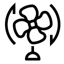 fan rotation line Icon