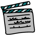 filming board Doodle Icon