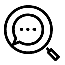 find chat line Icon