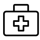 first aid box line Icon