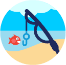 fishing flat Icon