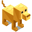 floppy eared dog Isometric Icon