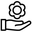 floral care line Icon