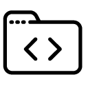 folder code line Icon