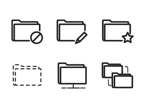 folders-line-icons