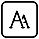 font line Icon