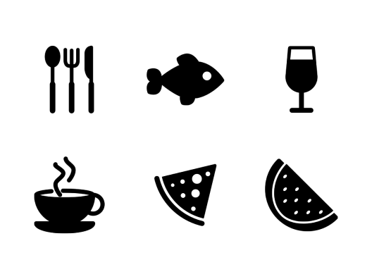 food-glyph-icons