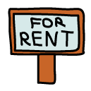 for rent Doodle Icons