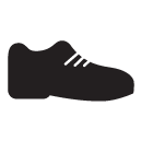 formal shoe glyph Icon