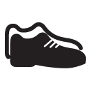 formal shoes glyph Icon