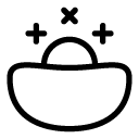 fortune cookie line Icon