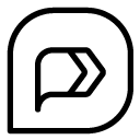 forward chat five line Icon