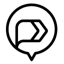 forward chat ten line Icon
