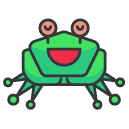 frog Filled Outline Icon