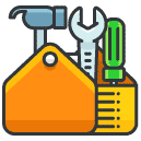 full toolbox Filled Outline Icon