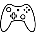 game controller line Icon