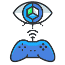 gamepad Filled Outline Icon