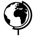 geography glyph Icon