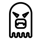 ghost monster line Icon