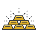 gold Filled Outline Icon