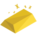 gold Isometric Icon