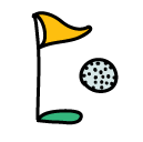golf Doodle Icon