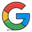 google Filled Outline Icon