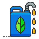 green fuel Filled Outline Icon