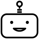 grin 1 line Icon
