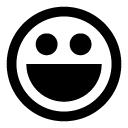grin_1 glyph Icon