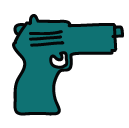 gun Doodle Icon