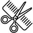 hairdresser line Icon