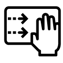 hand move line Icon