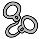 handcuffs Doodle Icon