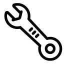 hangable wrench line Icon