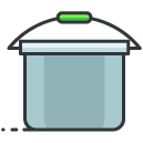 hanging bucket Filled Outline Icon