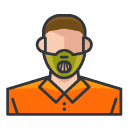 hannibal lector Filled Outline Icon