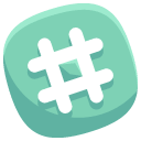 Hashtag Flat Icon
