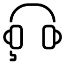 headset line Icon