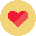 heart flat Icon