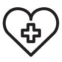 heart medicine line Icon