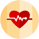 heartrate flat Icon